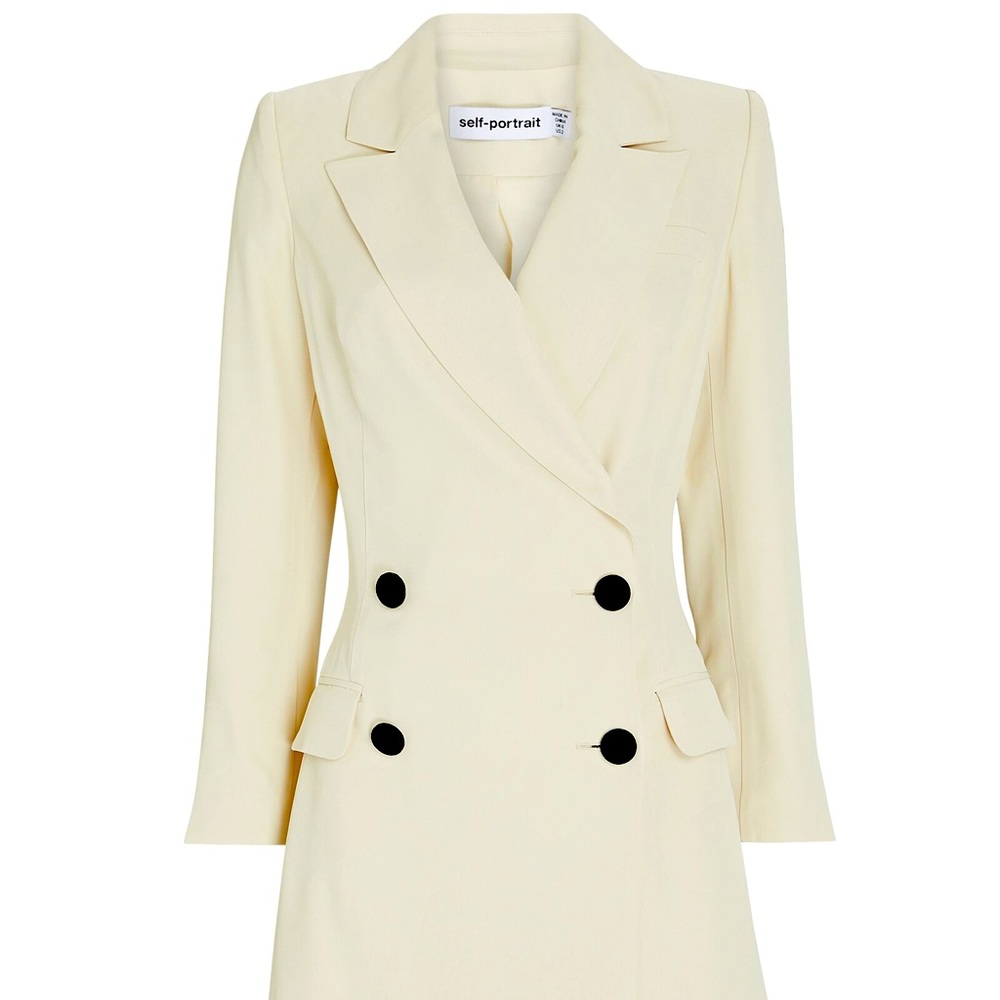 Self-Portrait Mini Tuxedo Dress